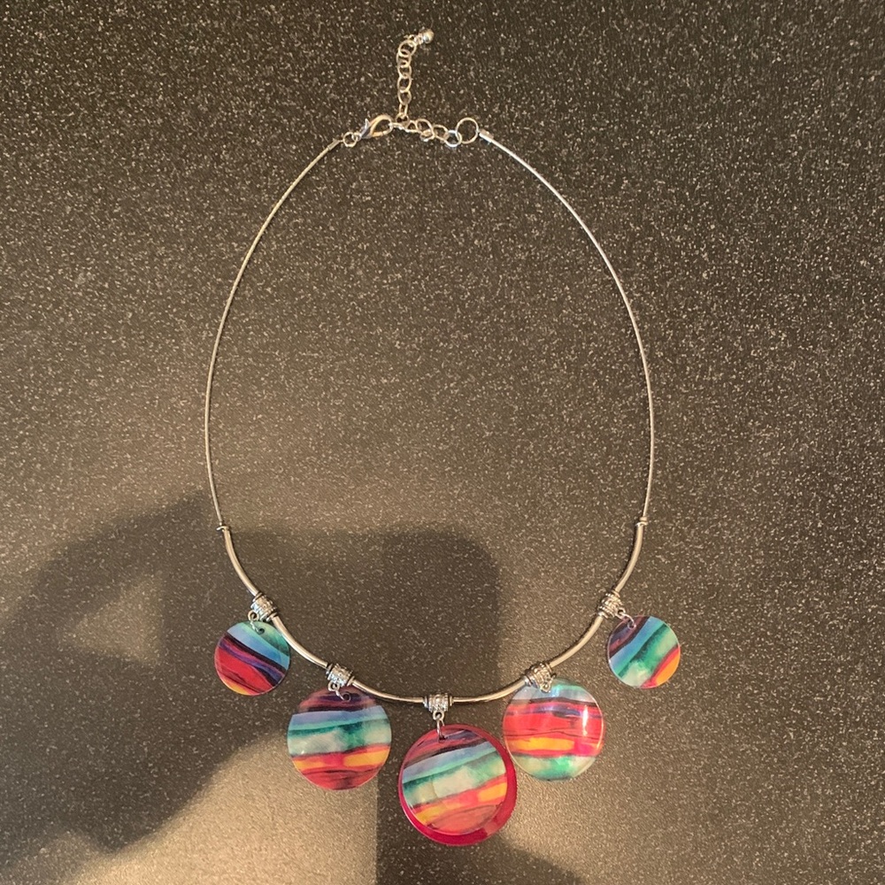 Colorful Striped Necklace